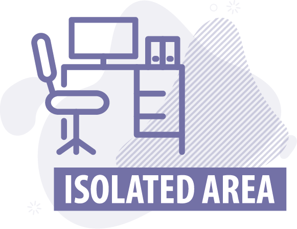 Isolated area