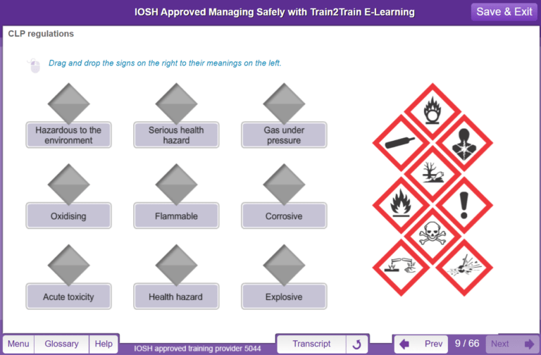 IOSH - CLP regulations
