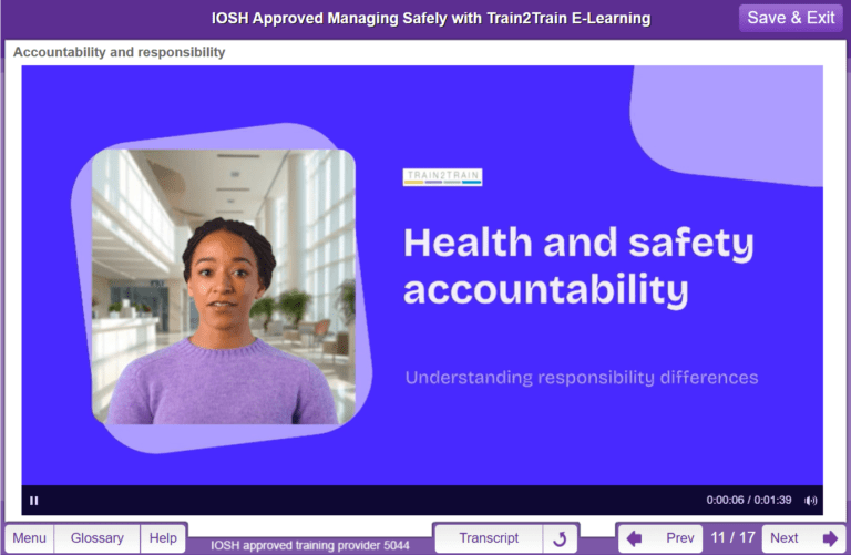 IOSH - Health and safety accountability